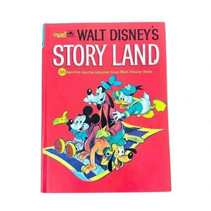 Vintage Walt Disney’s Story Land Golden Book of 55 Illustrated Stories